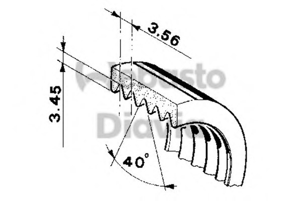 WEBASTO 62013541A Timing Belt
